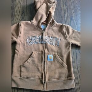 Carhartt Brown Sweatshirt Comfortable Cotton Blend